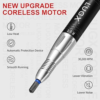 Amazon.co.jp: L'UGX 電動ネイルマシン 30000RPM プロ ネイルドリル